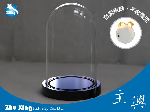 永生花防塵罩｜花藝設計透明展示罩