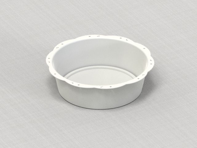 F131 白色花瓣泡棉盤