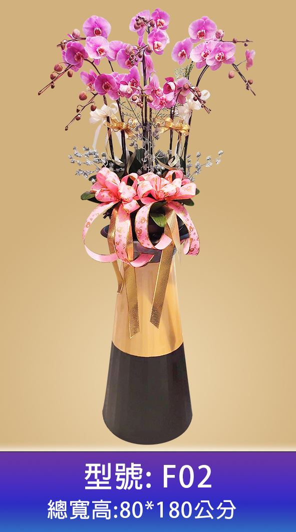 蘭花禮盆作品2-羅馬柱蘭花禮盆